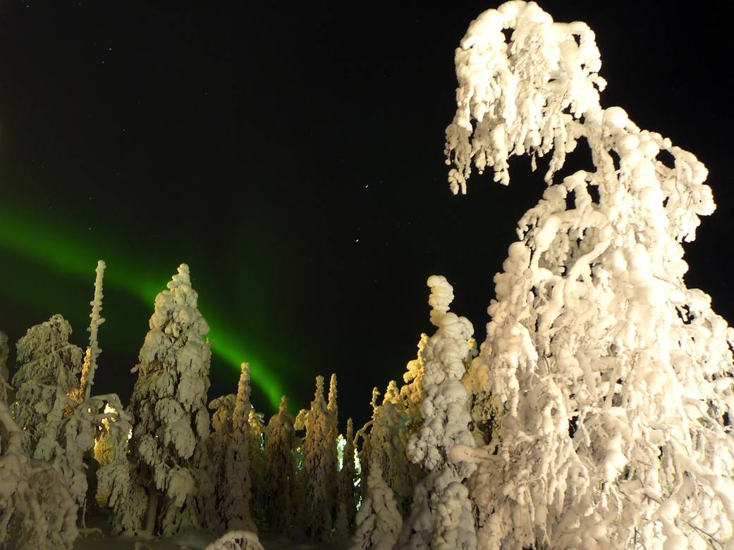 Aurora Over Finland, Dec. 28, 2010