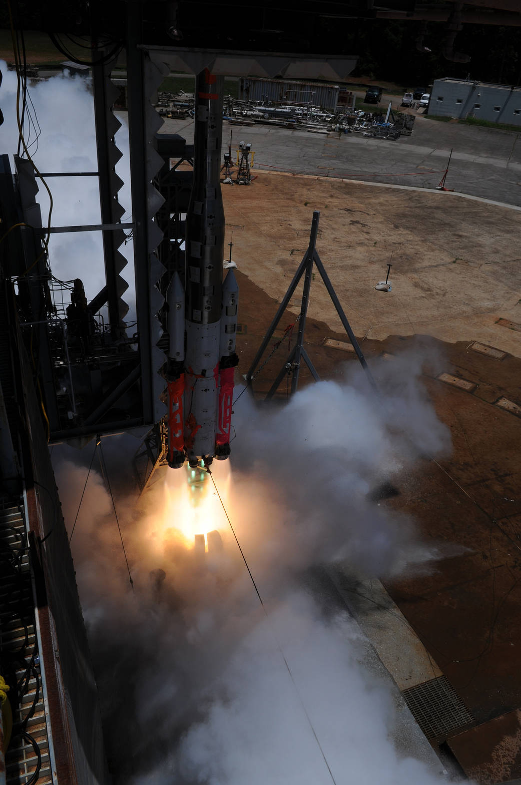 Space Launch System Scale Model Acoustic Test, July 2, 2014