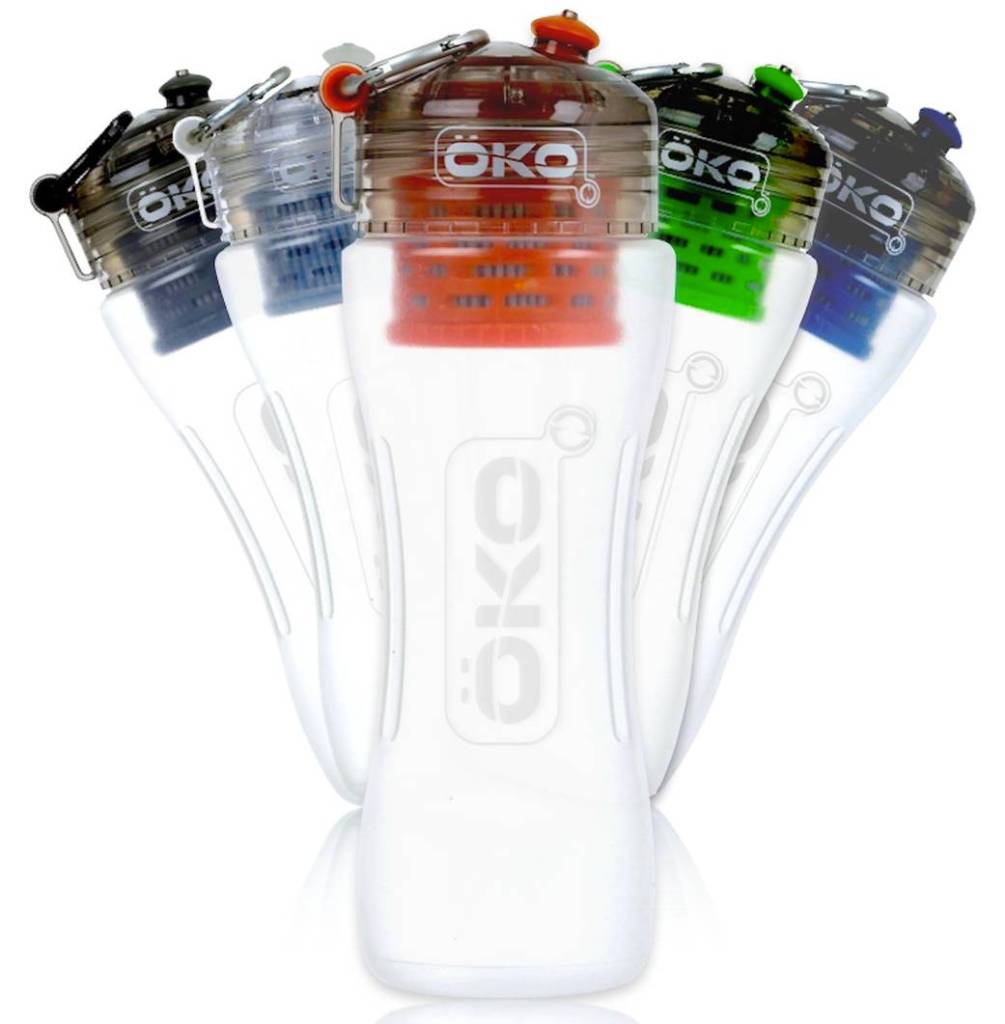 ÖKO Water Bottle Contains NASA-Developed Filtration Media for Water Purification