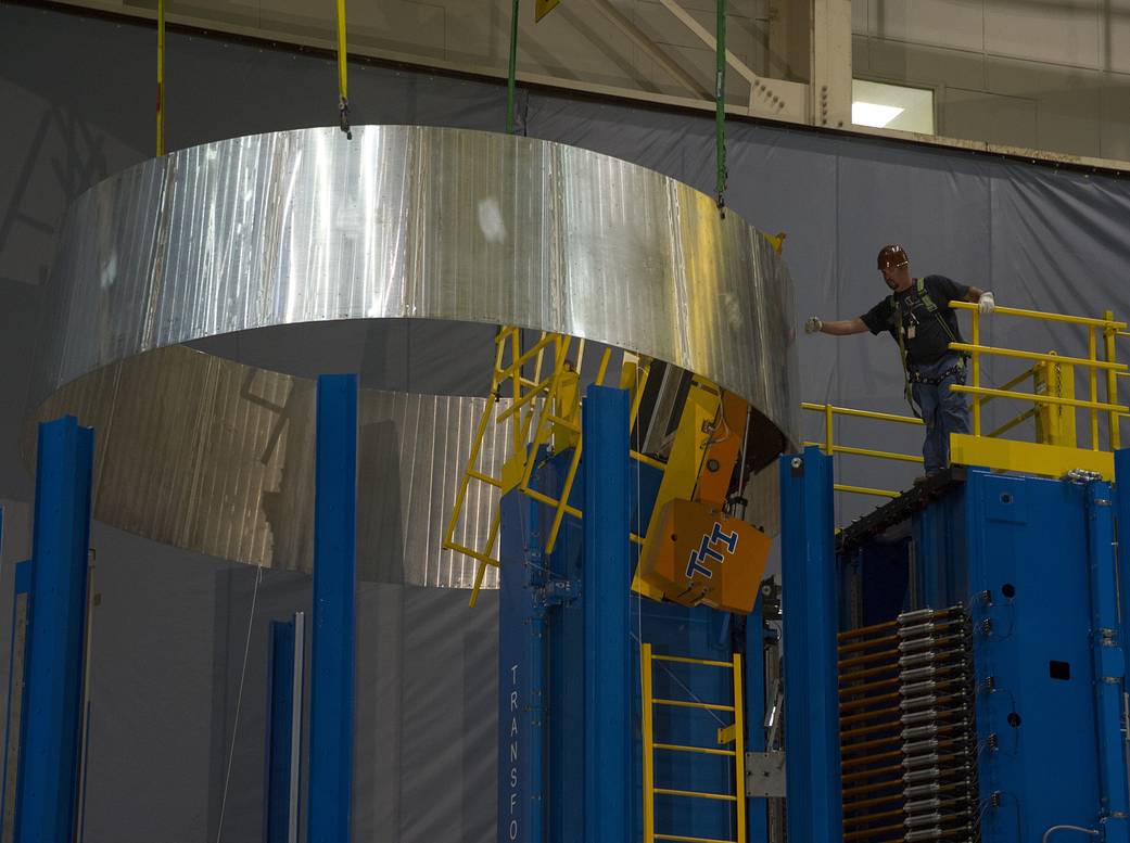 First Space Launch System 'Pathfinder' Hardware Nearing Completion