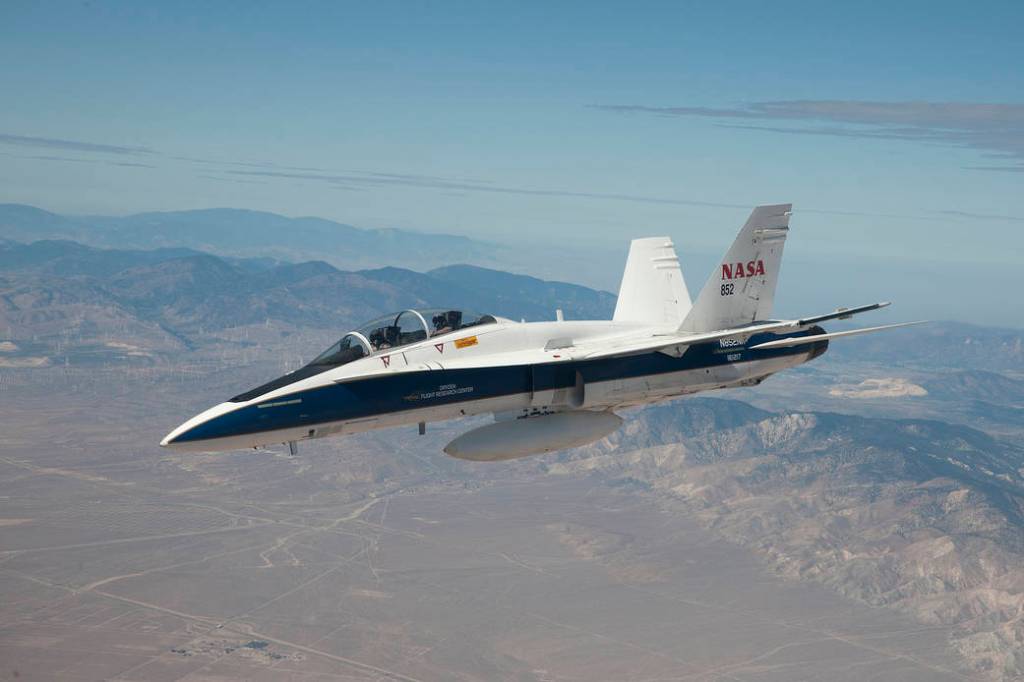 F/A-18 #852 Flies FaINT Flight Research Project