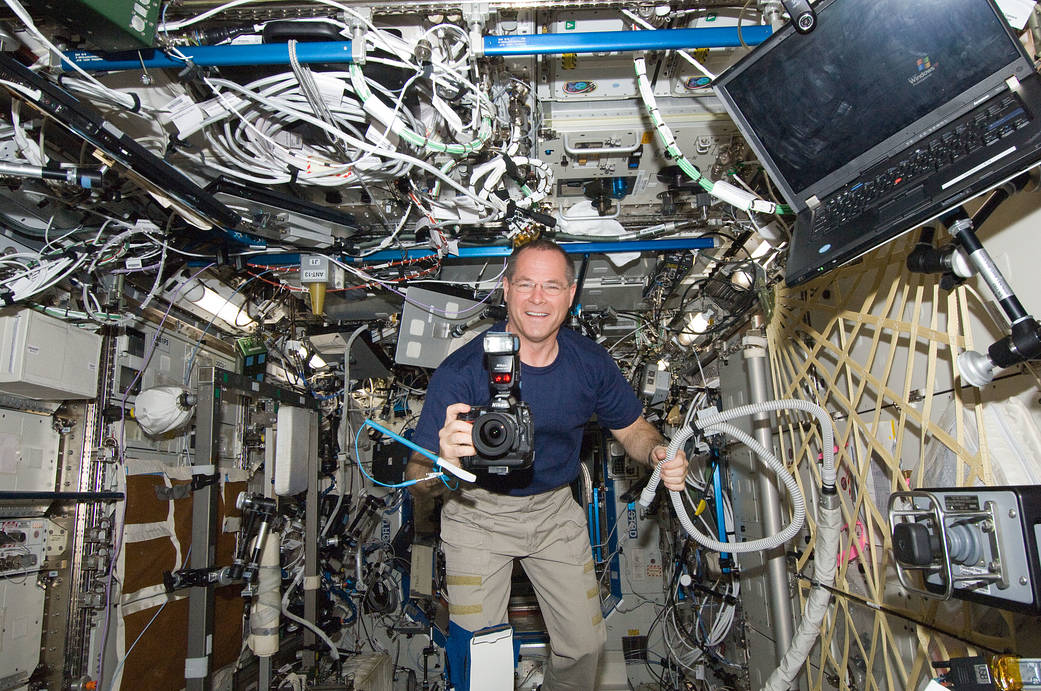 Astronaut Kevin Ford in Destiny Lab