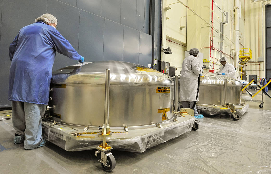 Cleaning Webb Primary, Secondary Mirror Canisters