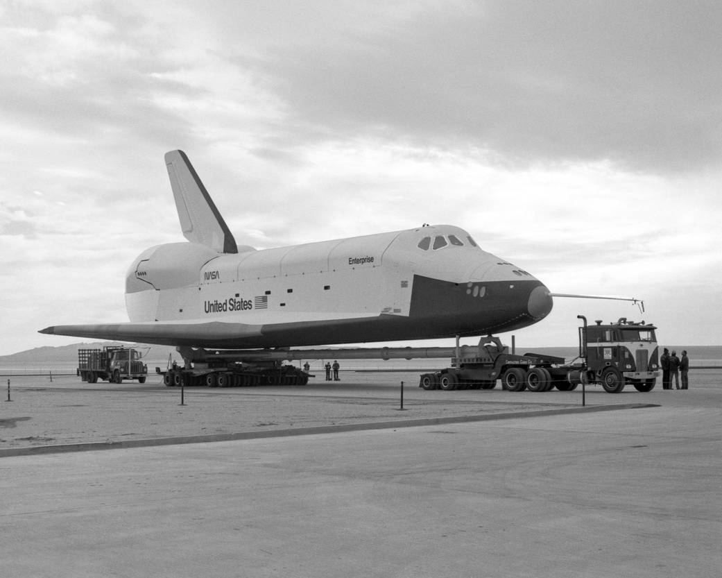 Enterprise overland transport, Plant 42 Site 1 to NASA Dryden