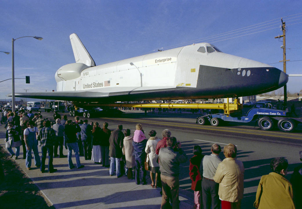 Enterprise overland transport, Plant 42 Site 1 to NASA Dryden