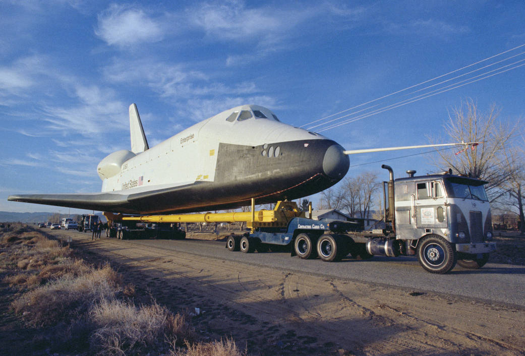 Enterprise overland transport, Plant 42 Site 1 to NASA Dryden