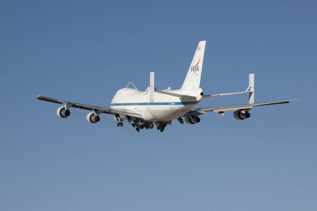 Shuttle Carrier Aircraft 905 Final Flight from NASA Dryden