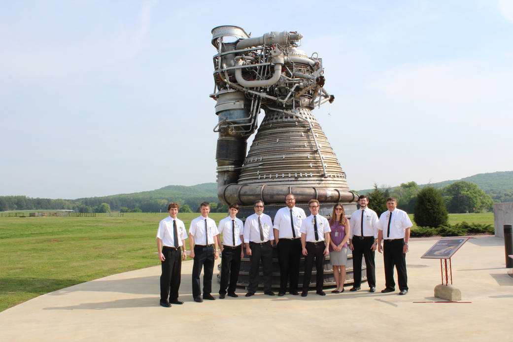 Engineers and Saturn V F-1 Engine
