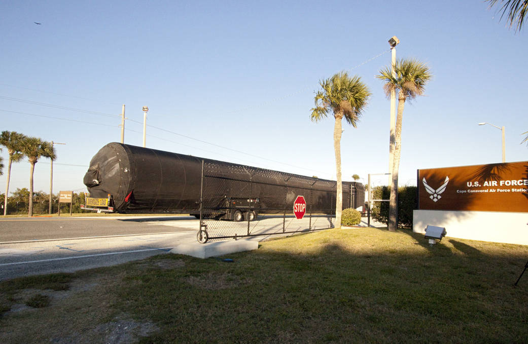 First Stage Arrives