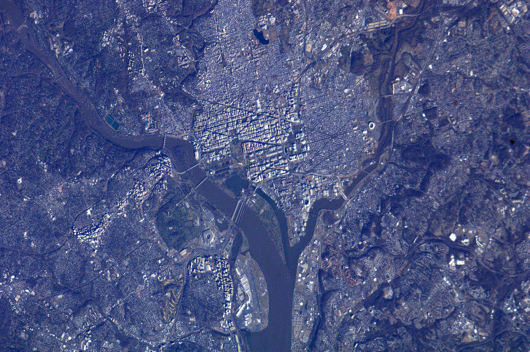 National Mall from Orbit