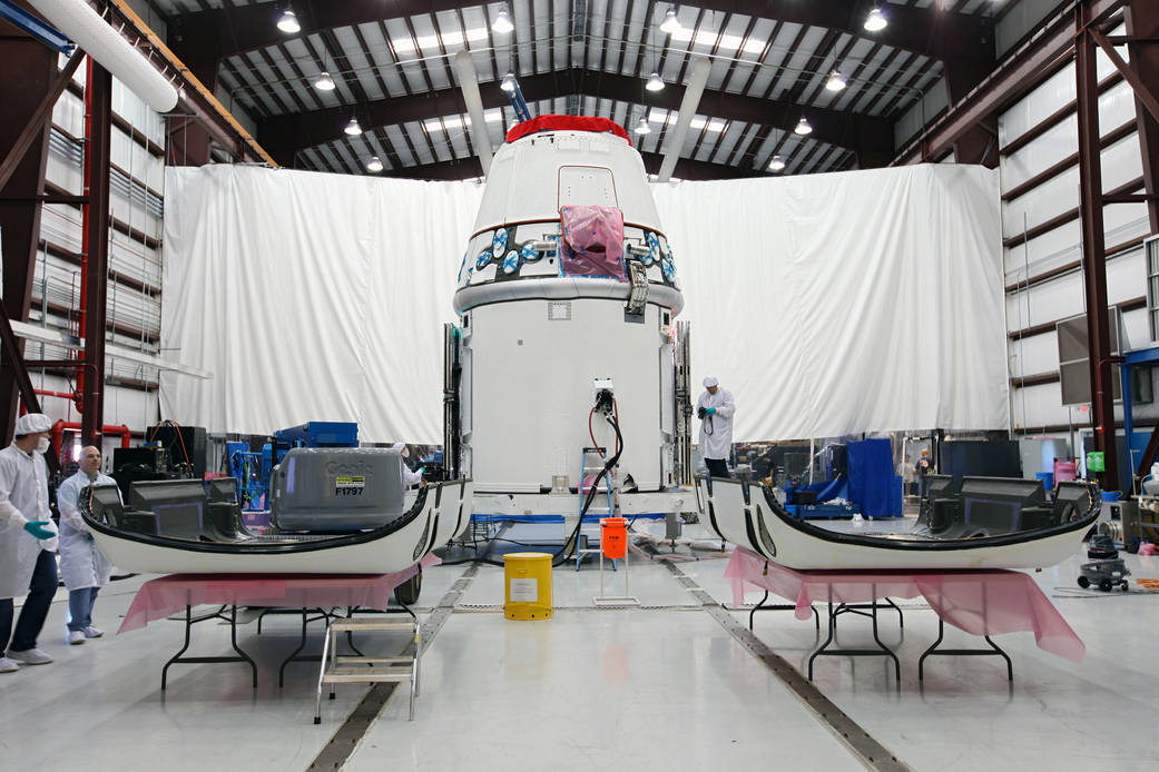 Dragon Spacecraft Processing