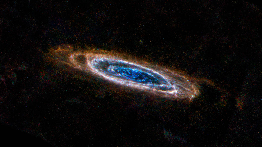 Andromeda's Colorful Rings