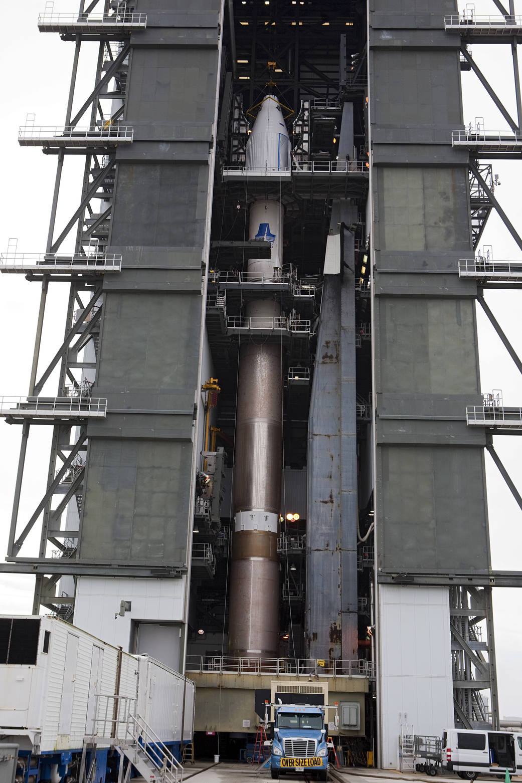 Spacecraft at the Launch Pad
