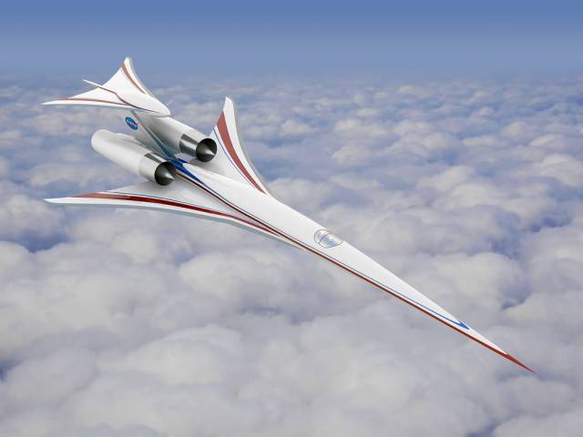 This concept of an aircraft that could fly at supersonic speeds over land.