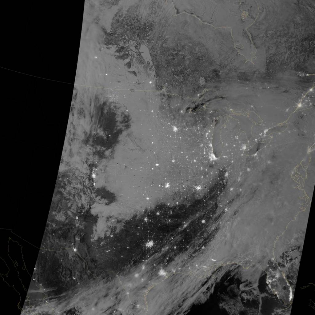 Winter Storm Across Central United States