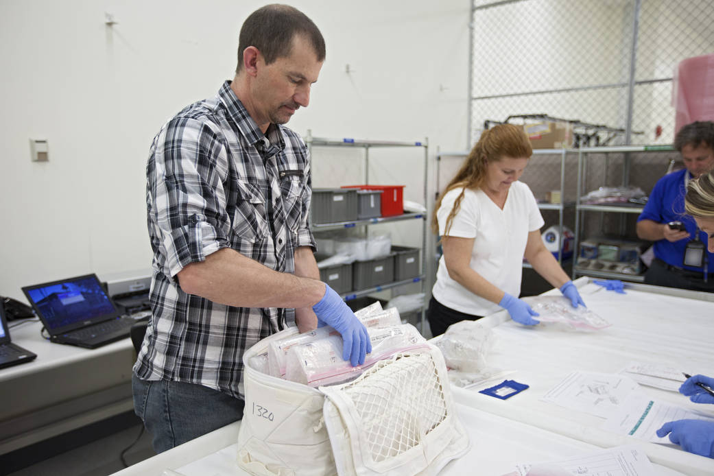 Engineers Prepare SpaceX 2 Payload