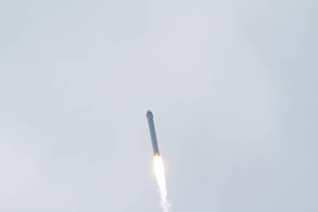 SpaceX-2 on its way to the Space Station