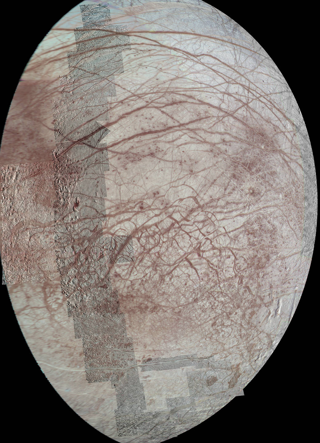 Repeated Flybys Yield a Pole-to-Pole View of Europa