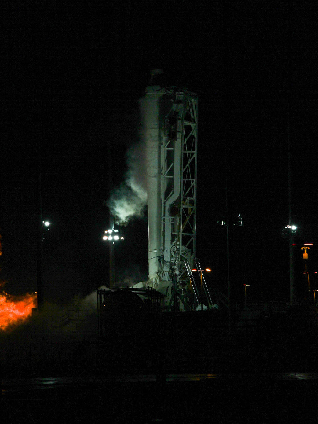 Antares Hot Fire Test at Wallops
