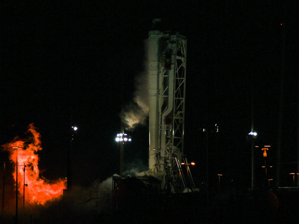 Antares Hot Fire Test at Wallops