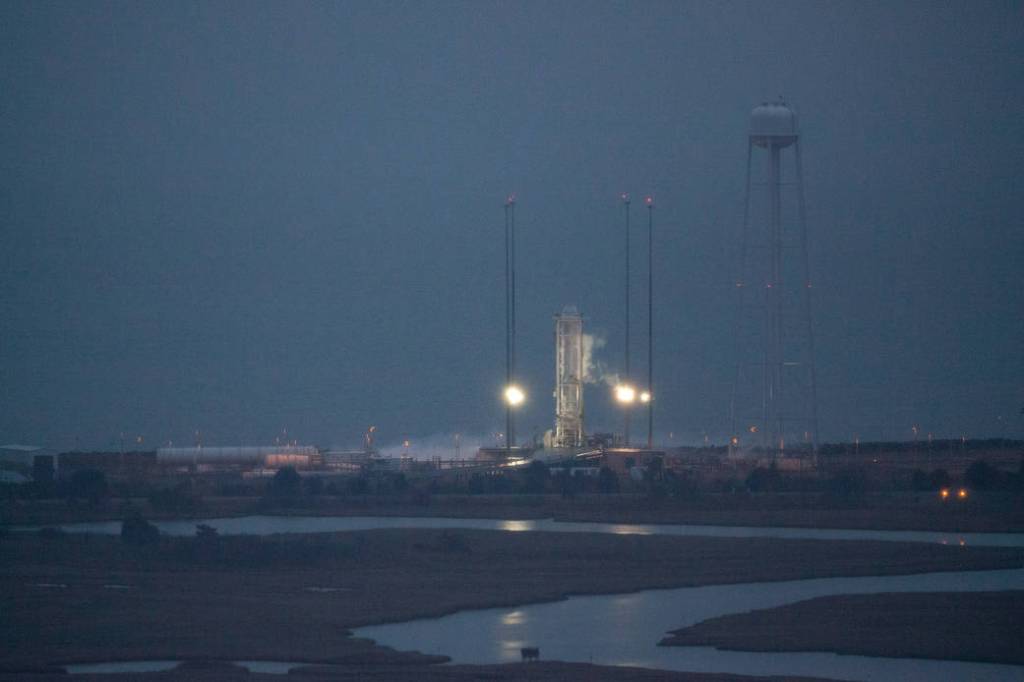 Antares Hot Fire Test at Wallops