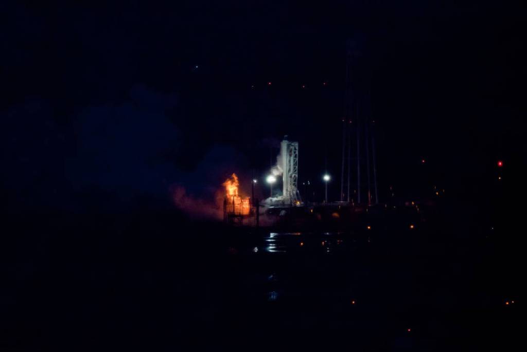 Antares Hot Fire Test at Wallops