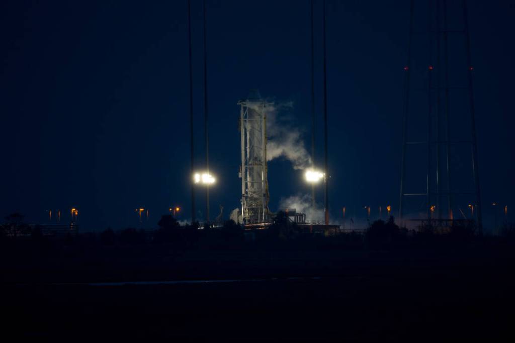 Antares Hot Fire Test at Wallops