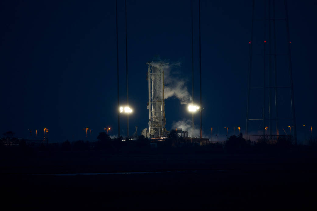 Antares Hot Fire Test at Wallops