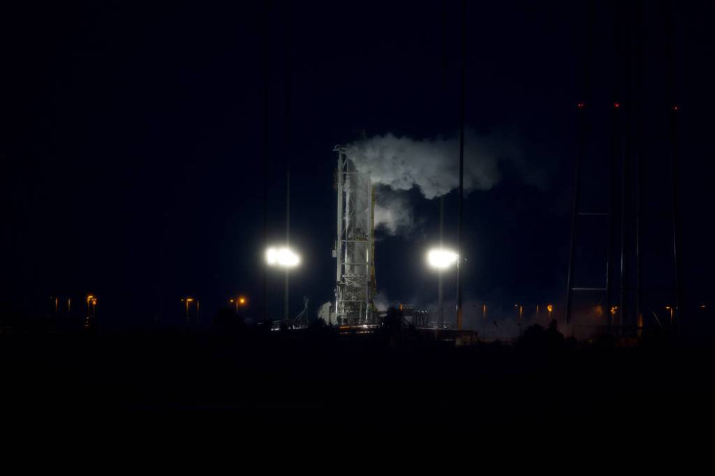 Antares Hot Fire Test at Wallops