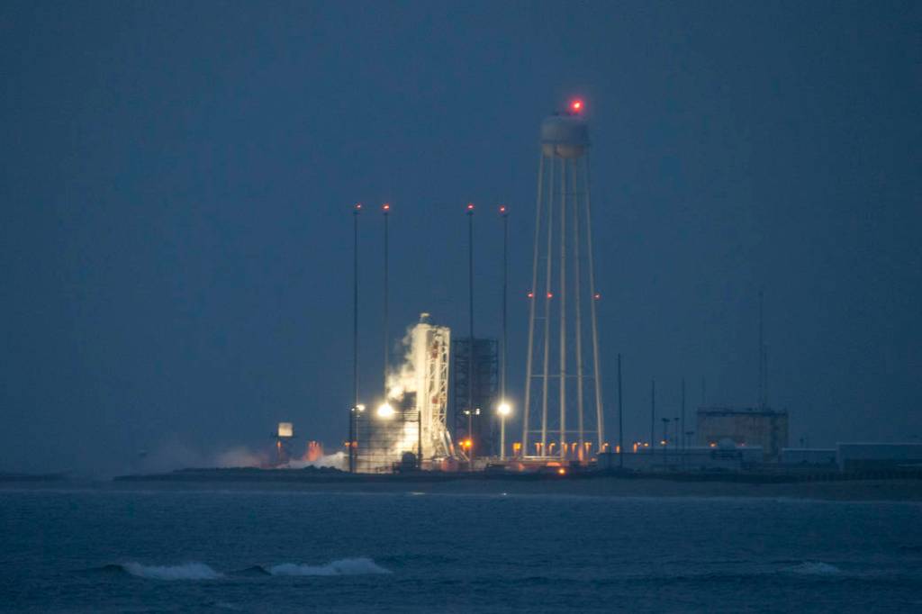 Antares Hot Fire Test at Wallops