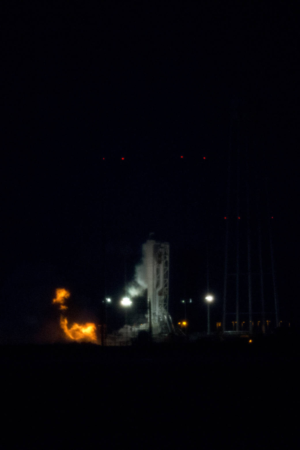 Antares Hot Fire Test at Wallops