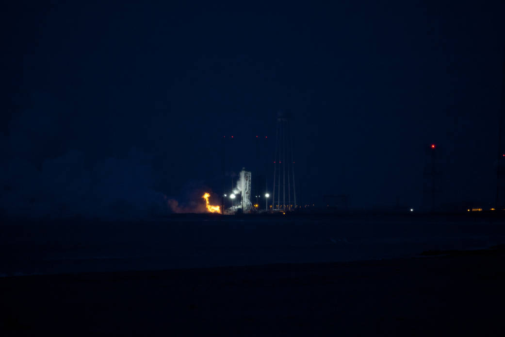 Antares Hot Fire Test at Wallops