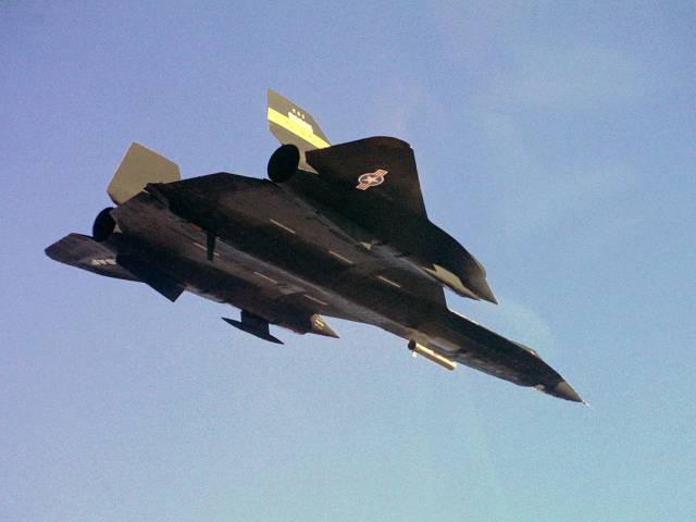 YF-12A in flight.