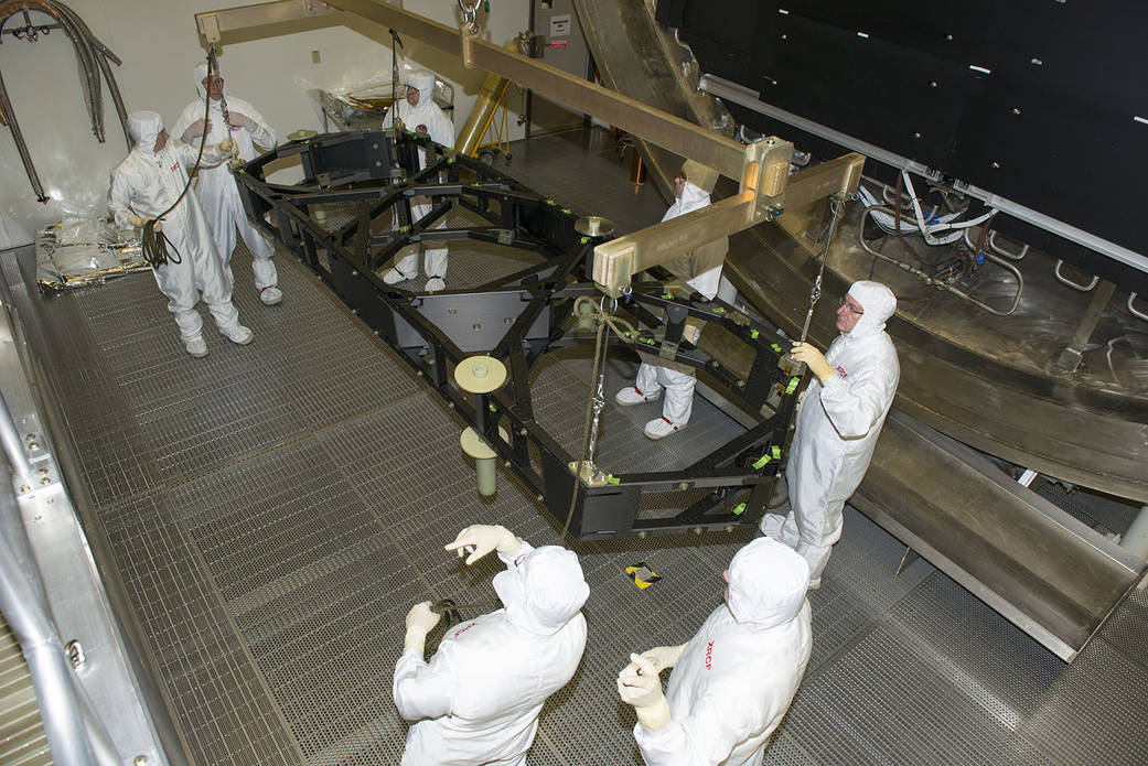 James Webb Space Telescope Wings Arrive for Testing at Marshall