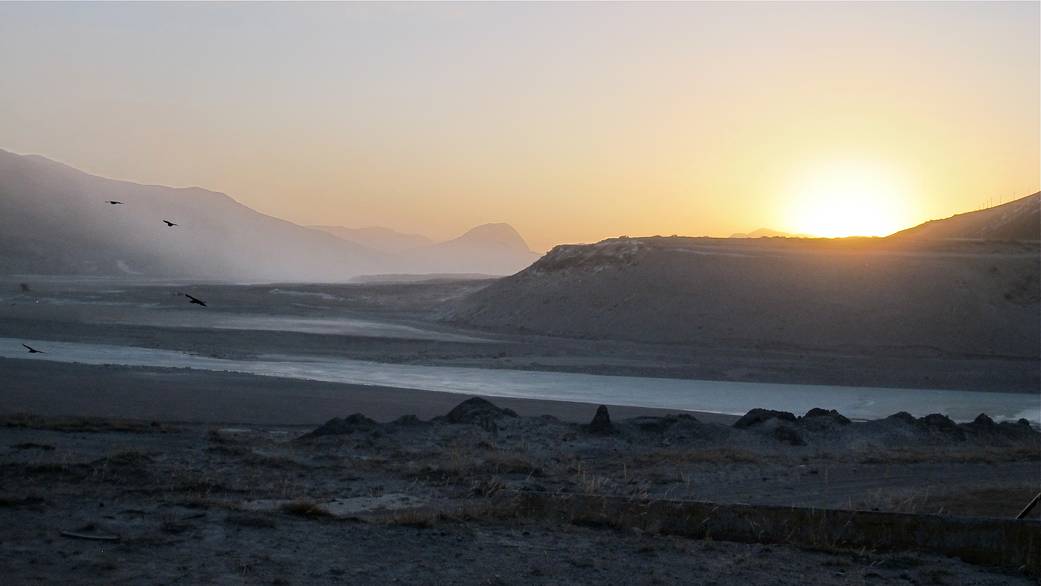 Sunrise at Kangerlussuaq