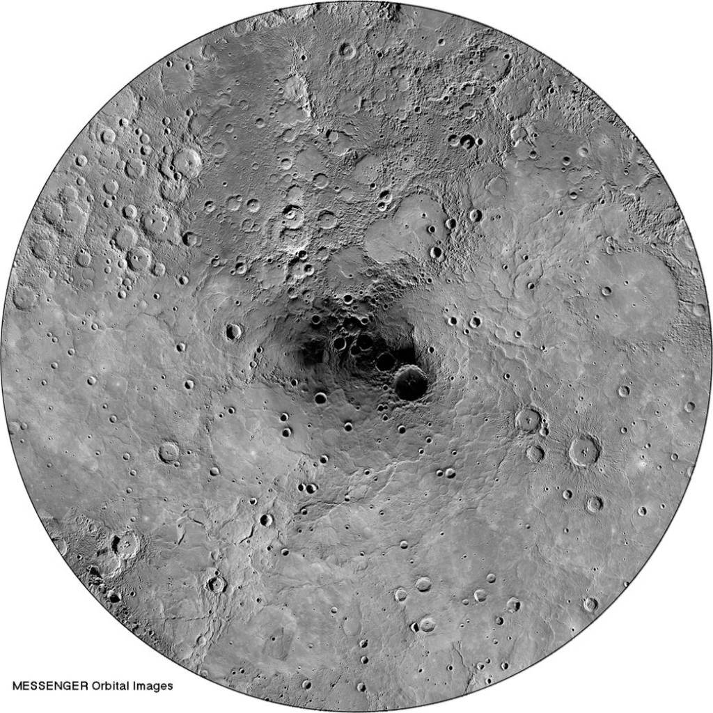 Orbital Mosaic of Mercury’s North Pole