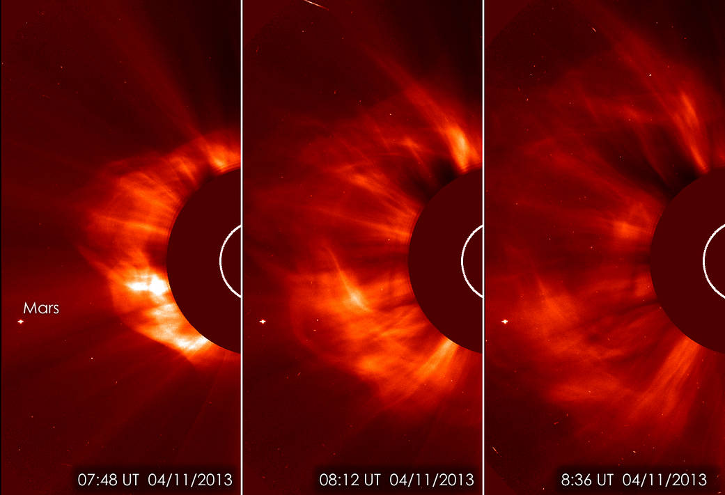 SOHO Sees CME Associated with M6.5 Solar Flare