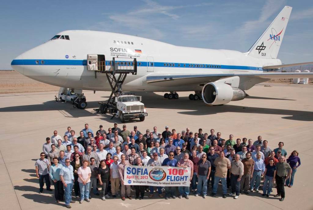 NASA’s SOFIA Flying Observatory Marks 100th Flight