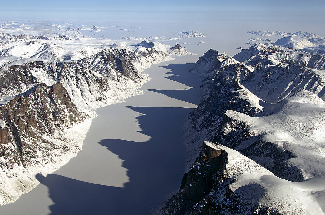 IceBridge Flight Over Baffin Island