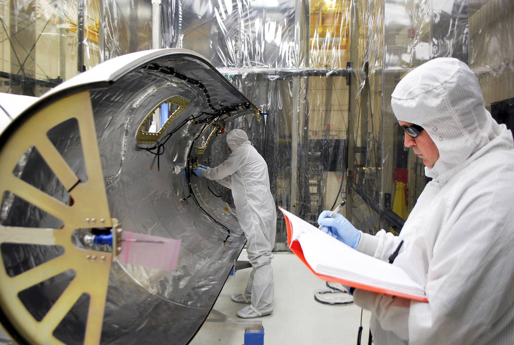 Preparing Solar Satellite for Launch