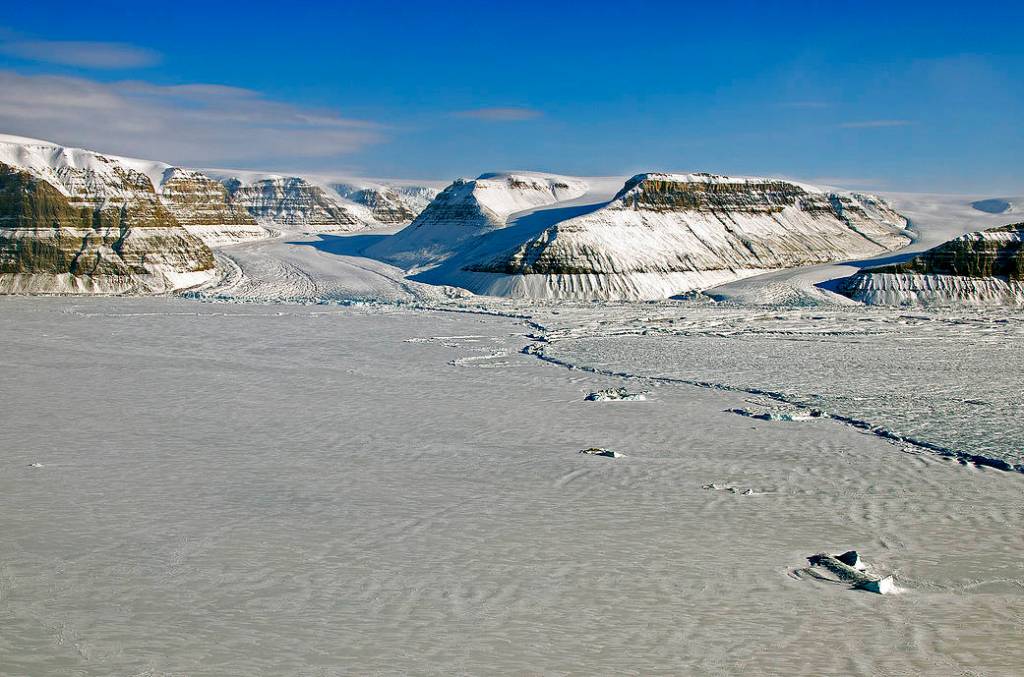 New Calving Front of Petermann Glacier