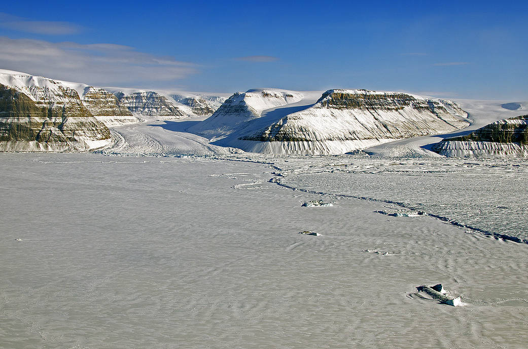 New Calving Front of Petermann Glacier