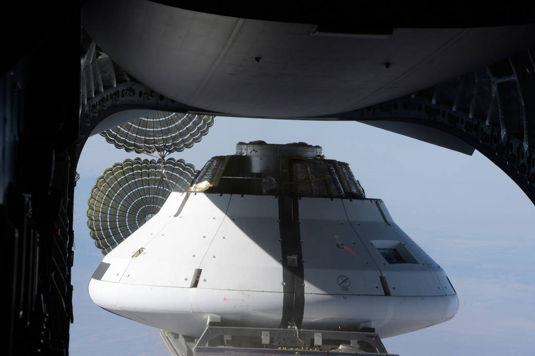 Orion Parachute Drop Test on May 1, 2013