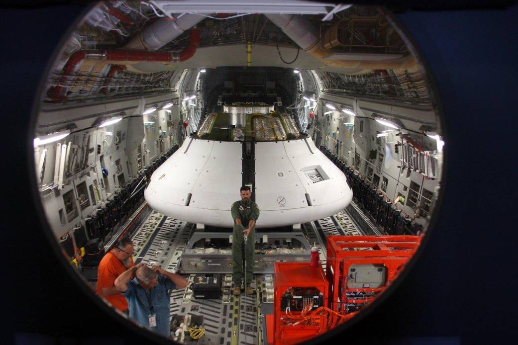 Orion Parachute Drop Test on May 1, 2013