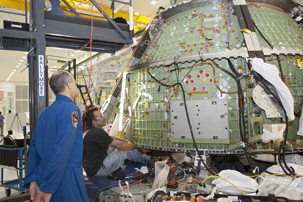 Orion Crew Module at Kennedy Space Center