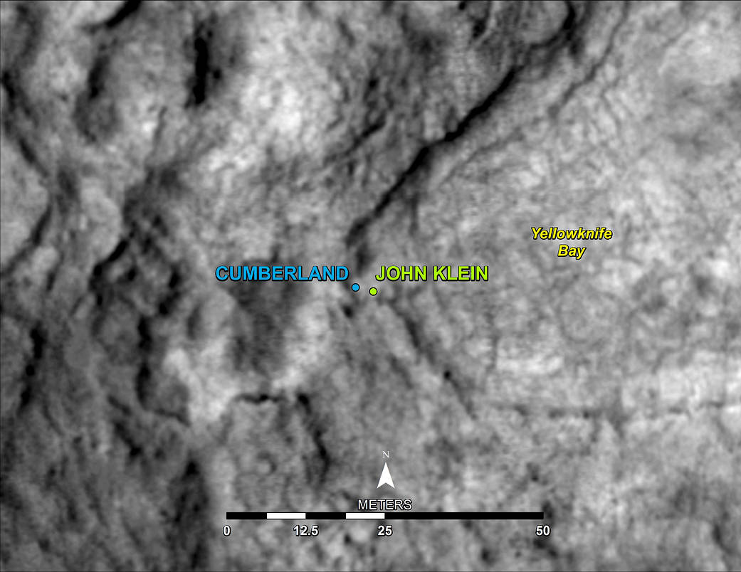 'Cumberland' Selected as Curiosity's Second Drilling Target