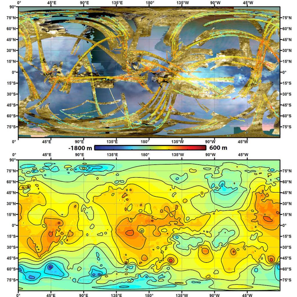 Two Views of Titan’s Topography