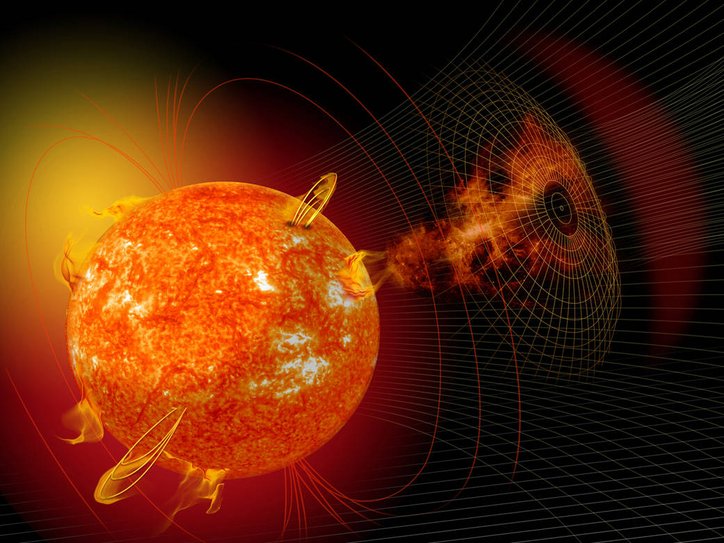 Graphic of a CME | NASA