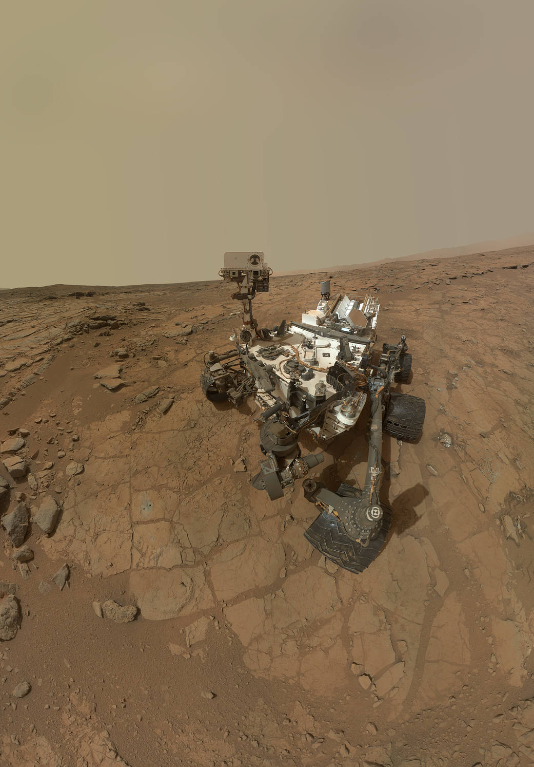 Updated Curiosity Self-Portrait at 'John Klein'