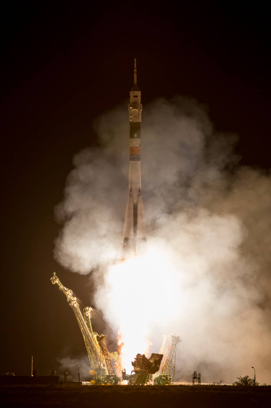 A Soyuz Rocket Launches